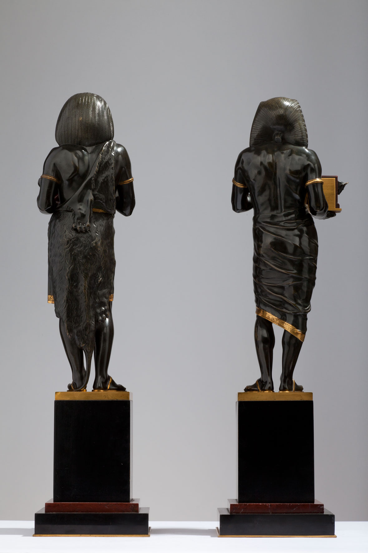 Pair of Picault Egyptian Figures